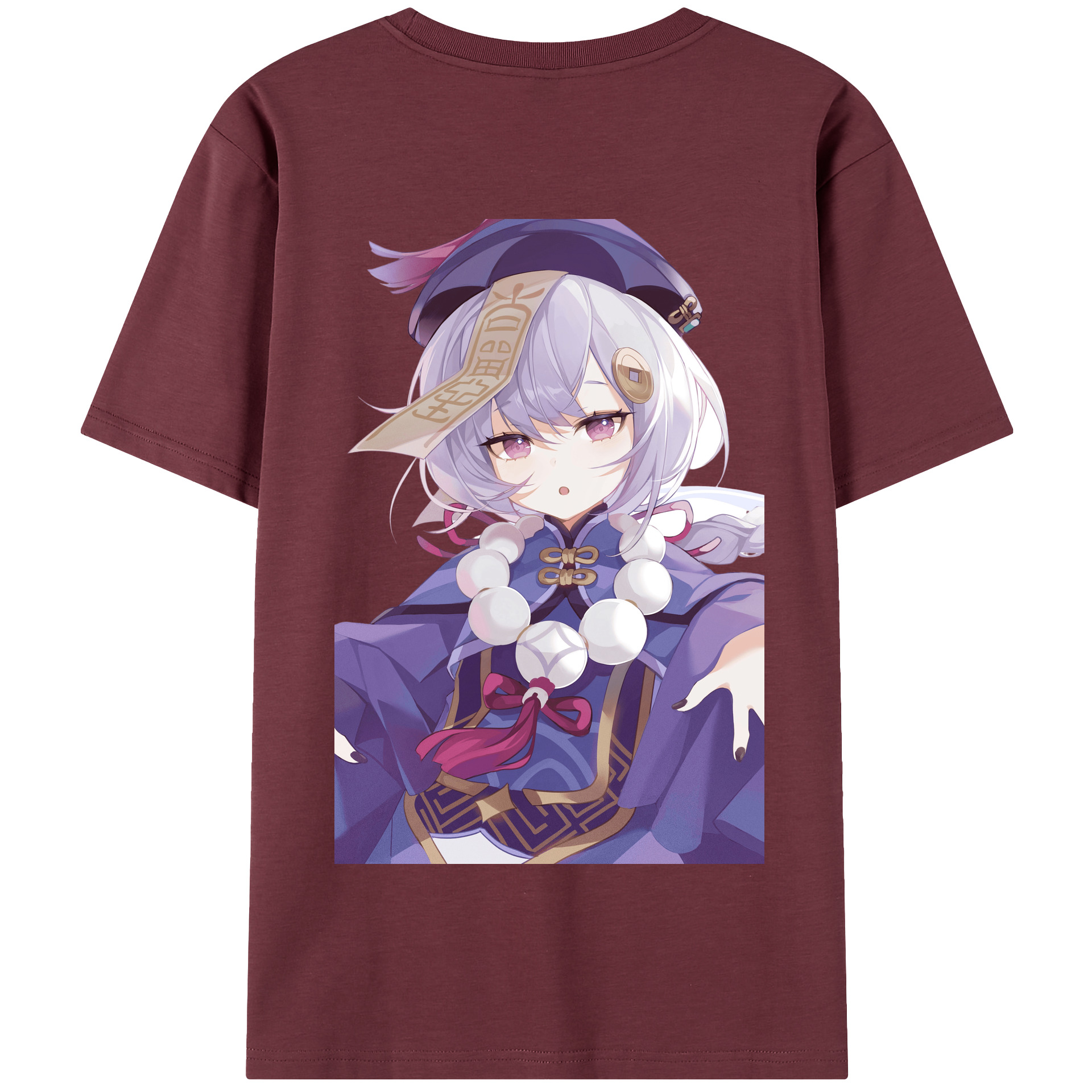 げんし神 七七 なな  genshin Nana 綿100％半袖Tシャツ（背面プリント）